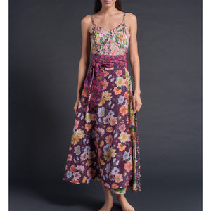 Pandora Camisole in Pink Lockwood Liberty Print Silk Charmeuse