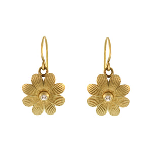 The Black Eyed Susan Flower Earrings
