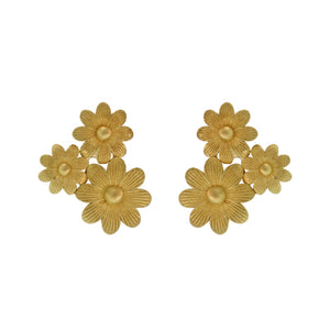The Black-eyed Susan Cluster Studs