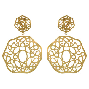 The Large Double Mosaic Earrings