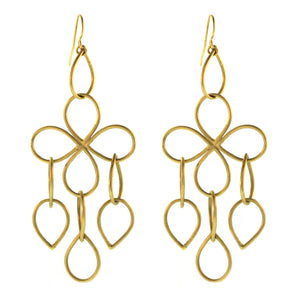 The Pear Loop Cluster Earrings