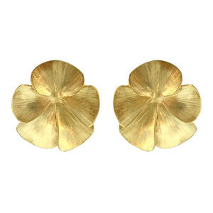 Golden Violet Earrings