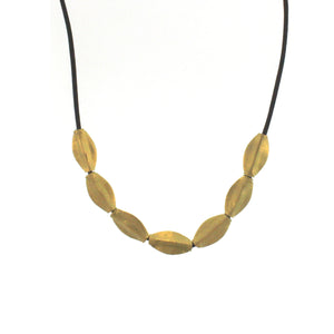 A Gold Fish Bead Necklace