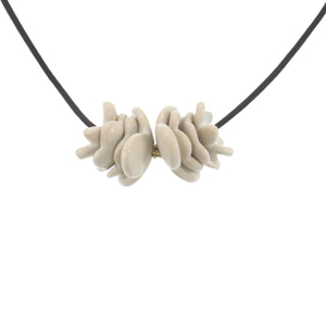 LFrank + Carey Lowell  - Medium Porcelain Floral Vertebrate Necklace