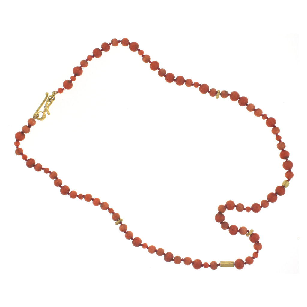 A Victorian Coral Bead Necklace – LFrank