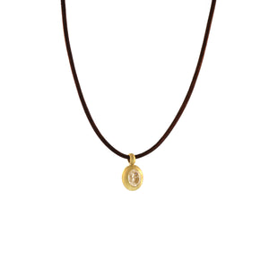 A Rose Cut Diamond Lozenge Pendant