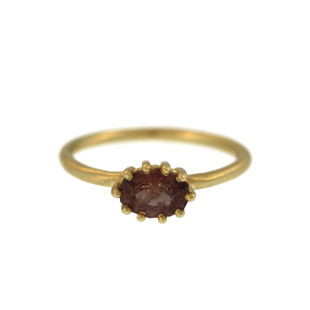 Chocolate sapphire ring deals