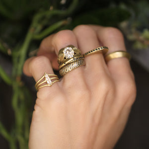 A Kite-Shaped Diamond Vertebrate Ring
