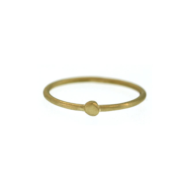 A Mini Nugget Stacking Ring