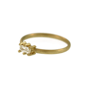 A Scissor Cut Diamond Ring