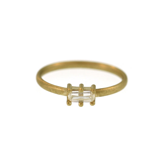 A Scissor Cut Diamond Ring