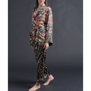 Albertina Jacket in Liberty Print Silk Charmeuse