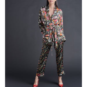 Albertina Jacket in Liberty Print Silk Charmeuse