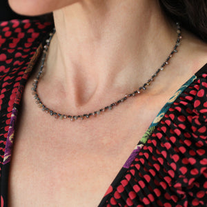 A Diamond Briolette Necklace