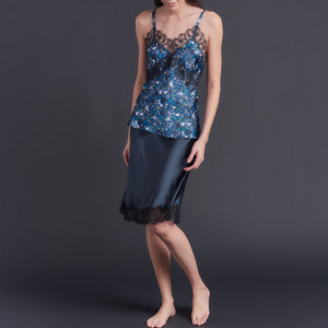 Freya Camisole in Floral Edit Liberty Print Silk Satin