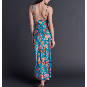 Juno Slip Dress in Jessica's Picnic Liberty Print Silk Satin