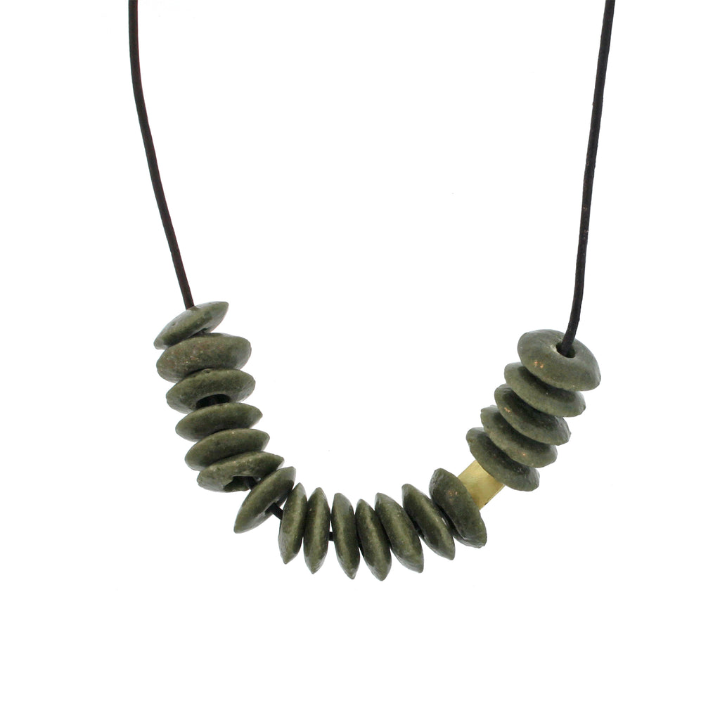 Army sales green necklace