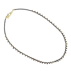 A Diamond Briolette Necklace