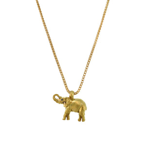 A Lucky Elephant Pendant on Chain