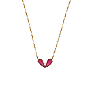 A Tourmaline Heart Necklace