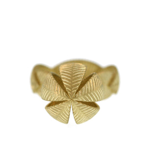 The Lotus Leaf Orb Ring