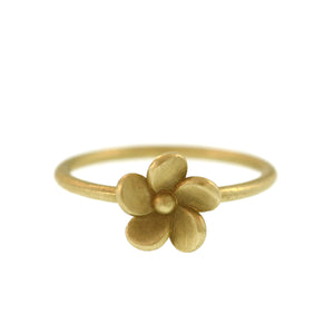 A Medium Plumeria Ring