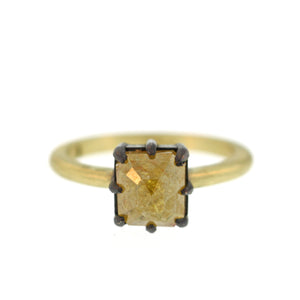 The Opaque Yellow Diamond Ring