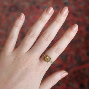The Opaque Yellow Diamond Ring