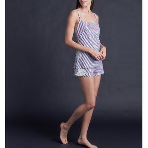 Olwen Camisole in Italian Cotton Stripe