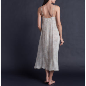 Thea Paneled Slip Dress in Liberty Silk Chiffon Dulwich Park