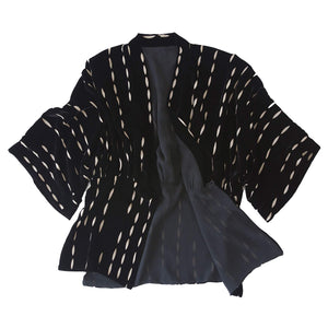 Charis Silk Cut Velvet Bed Jacket