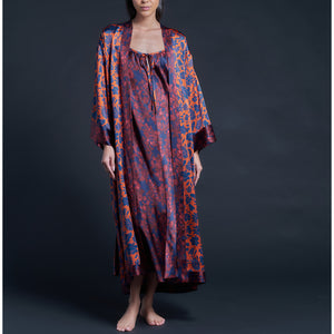 Thea Paneled Slip Dress in Hestia Liberty Print Silk Satin