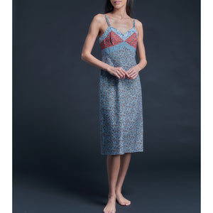 Cora Dress in Liberty Print Cotton Poplin - Star Anise