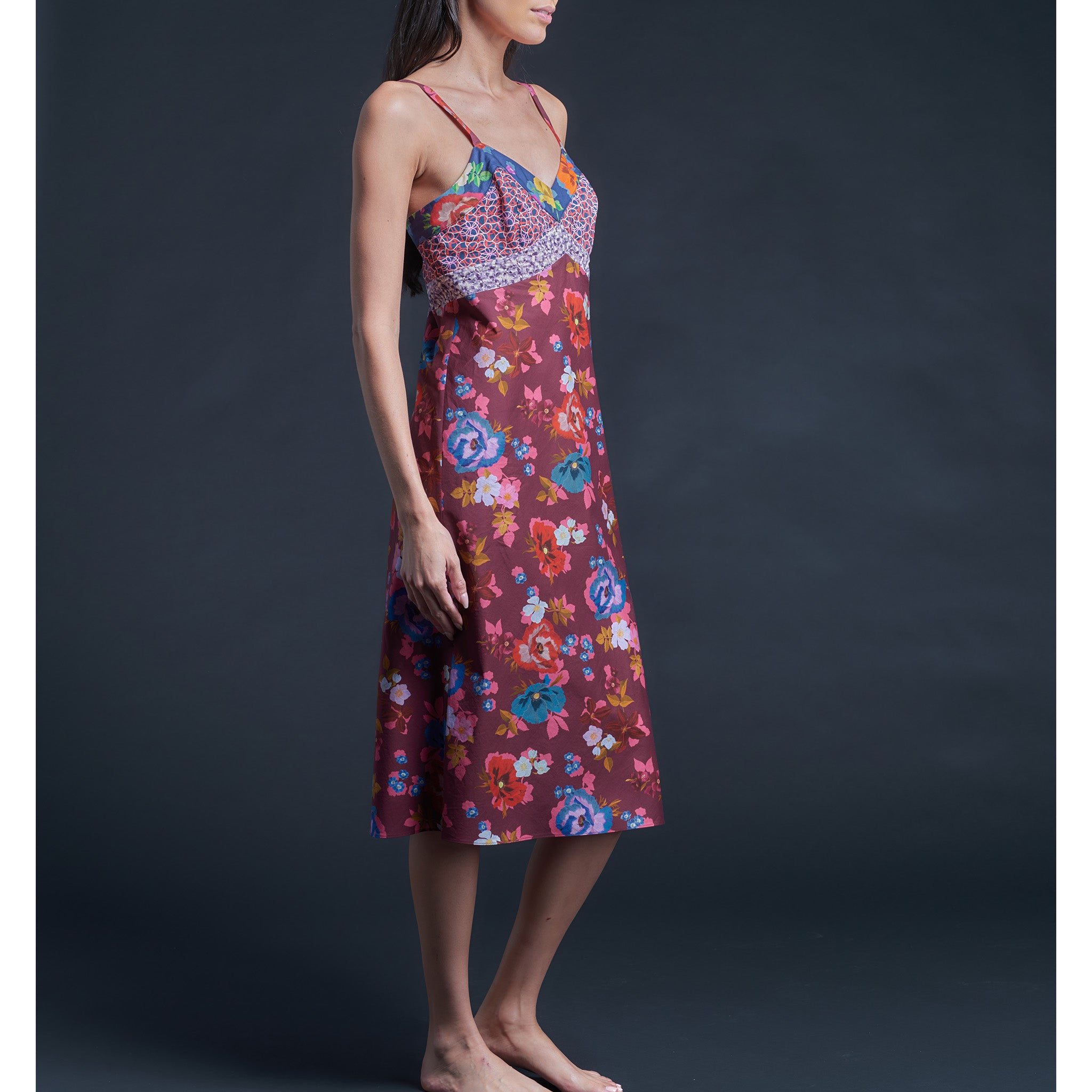 Cora Dress in Liberty Print Cotton Tana Lawn - Valley of Nysa