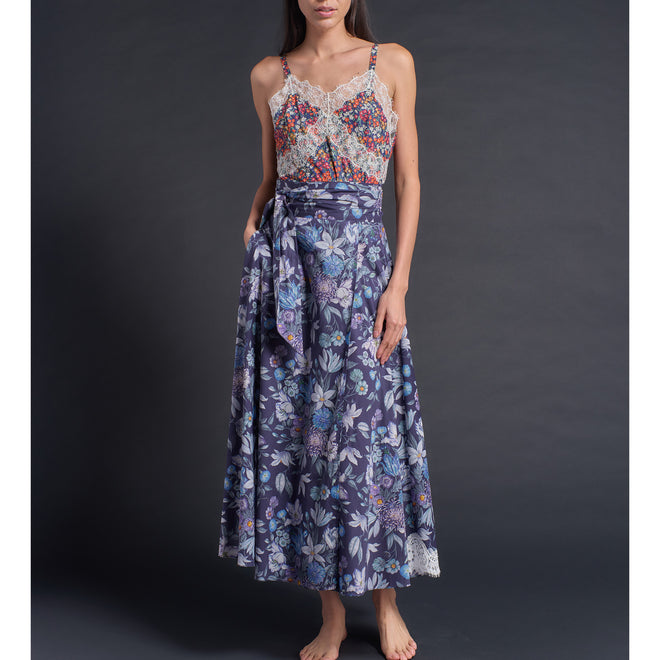 Freya Camisole in Sea Blossoms Liberty Print Cotton Tana Lawn