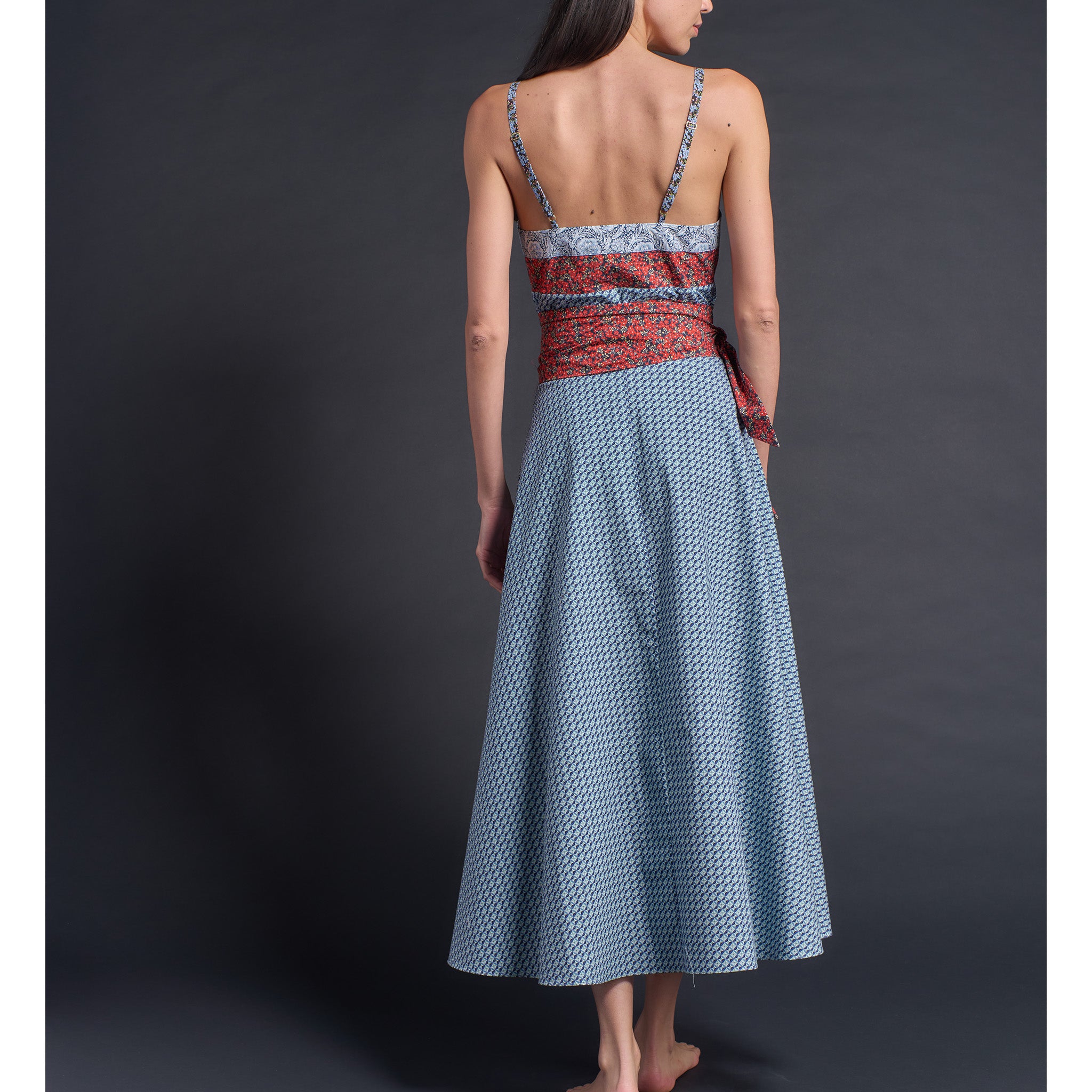 Cora Camisole in Star Anise Print block Liberty Print Cotton