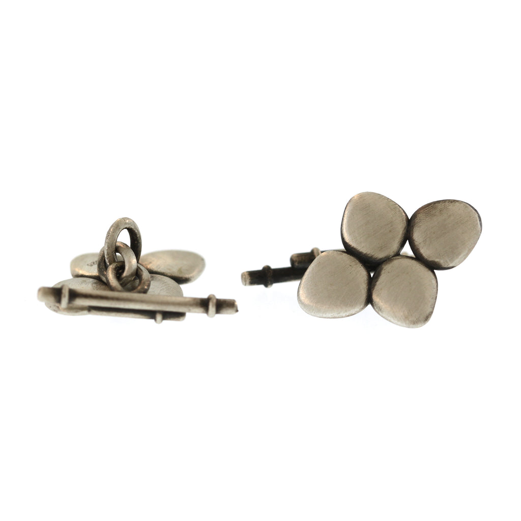 Sterling Silver Disc Cufflinks