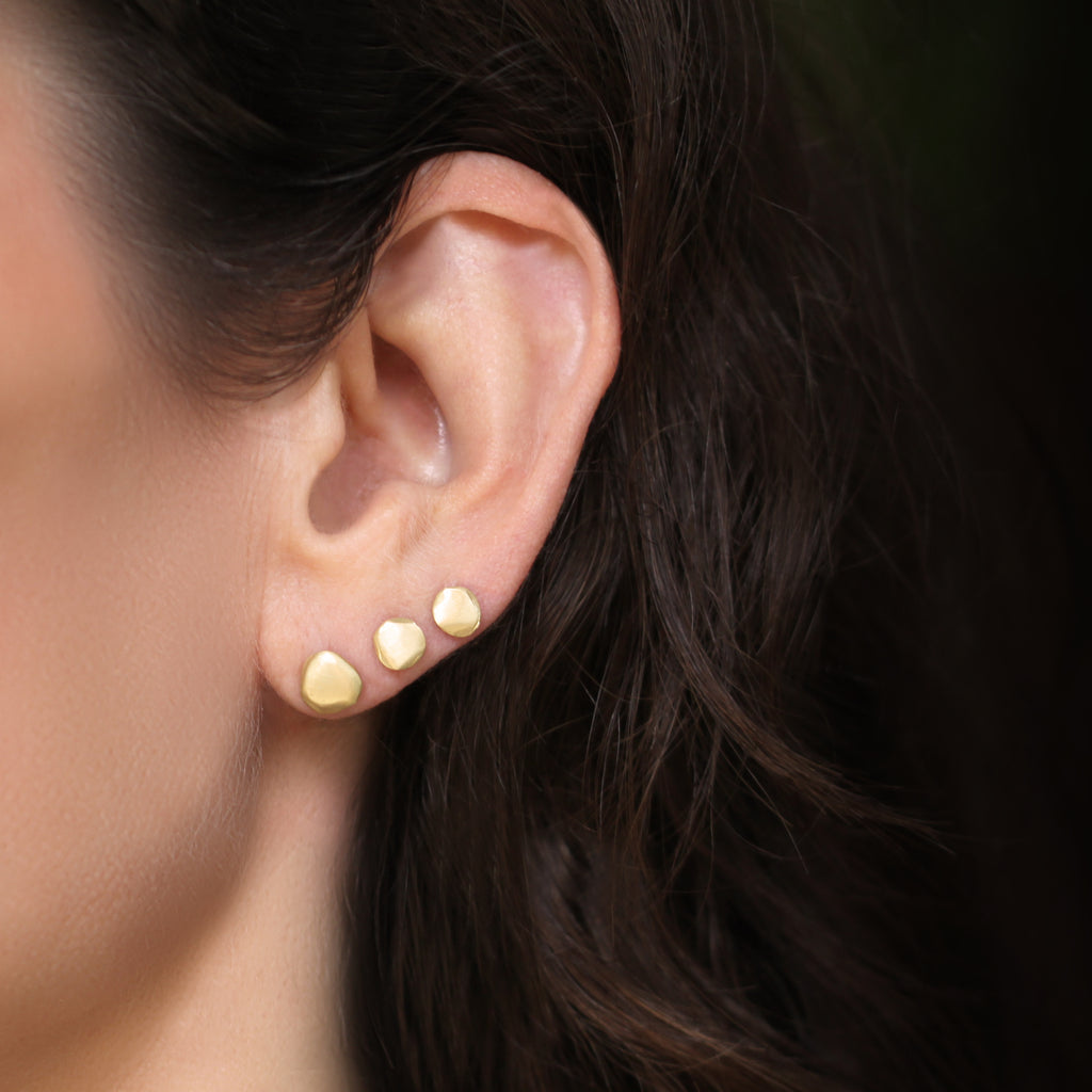 The Medium Organic Disc Studs