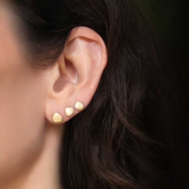 The Medium Organic Disc Studs