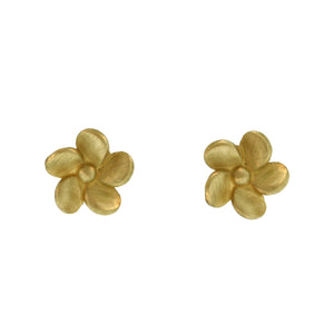 The Medium Plumeria Studs