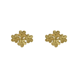 The Mini Plumeria Flower Quad Studs