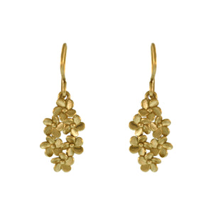 The Mini Plumeria Flower Cluster Drop Earring