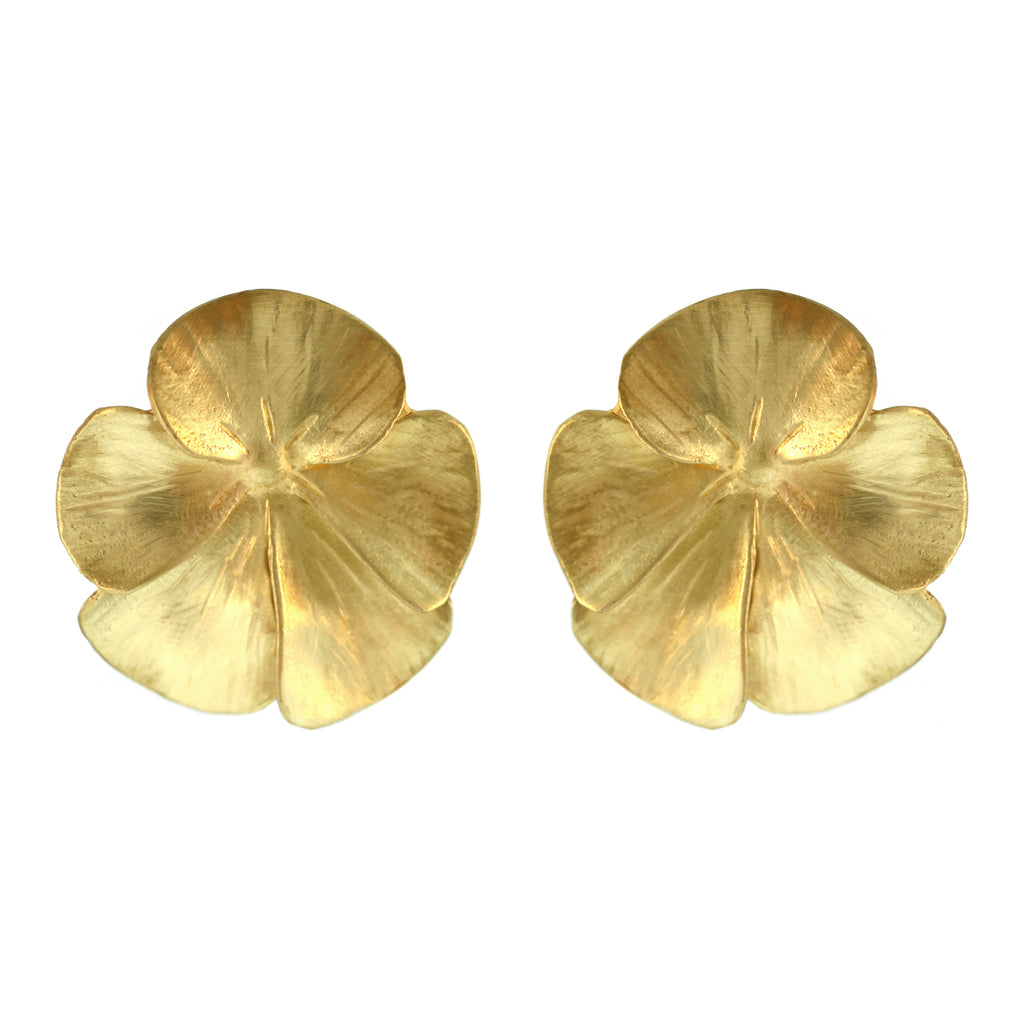 The Golden Violet Earrings