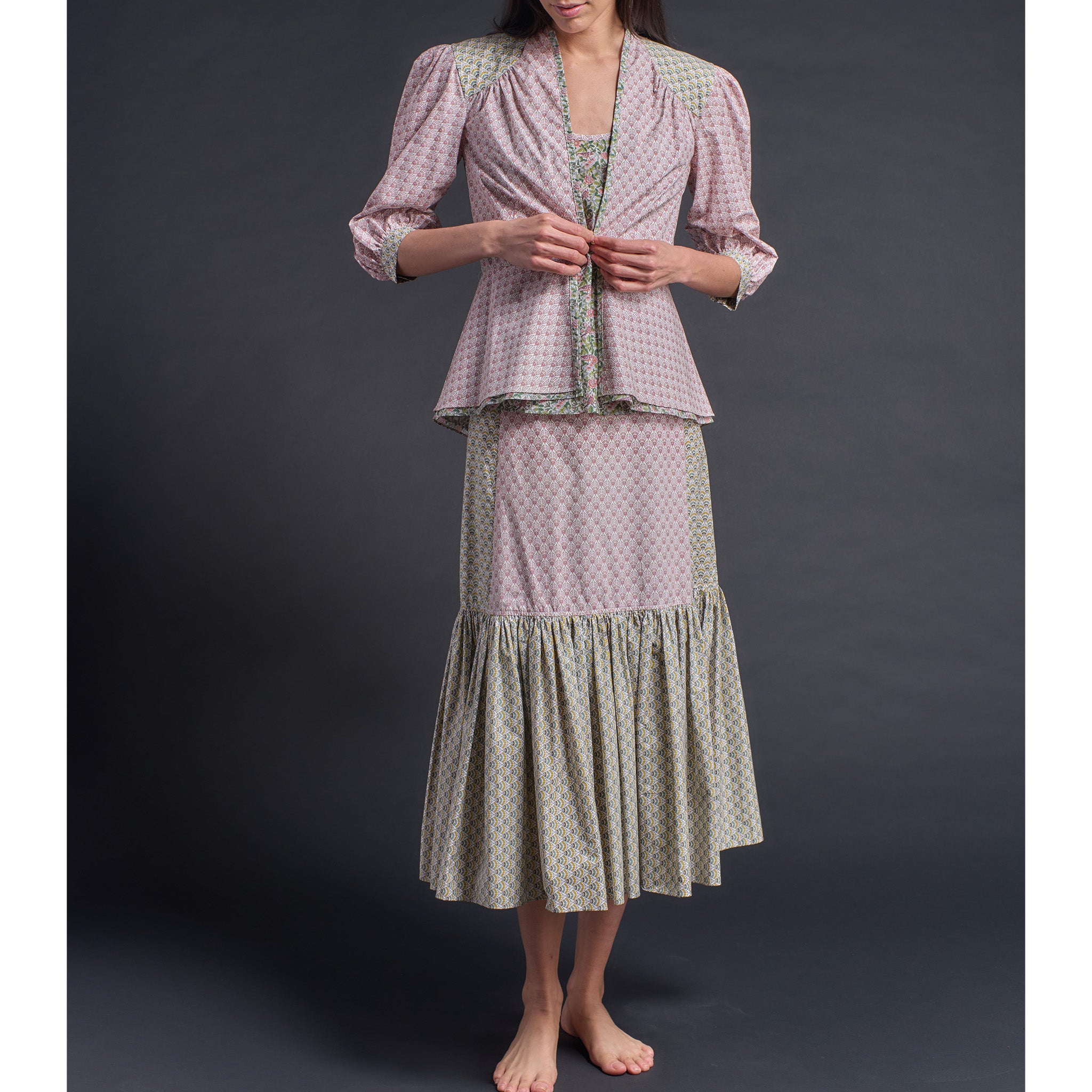 Elena Jacket in Mary Anning Liberty Print Cotton Tana Lawn