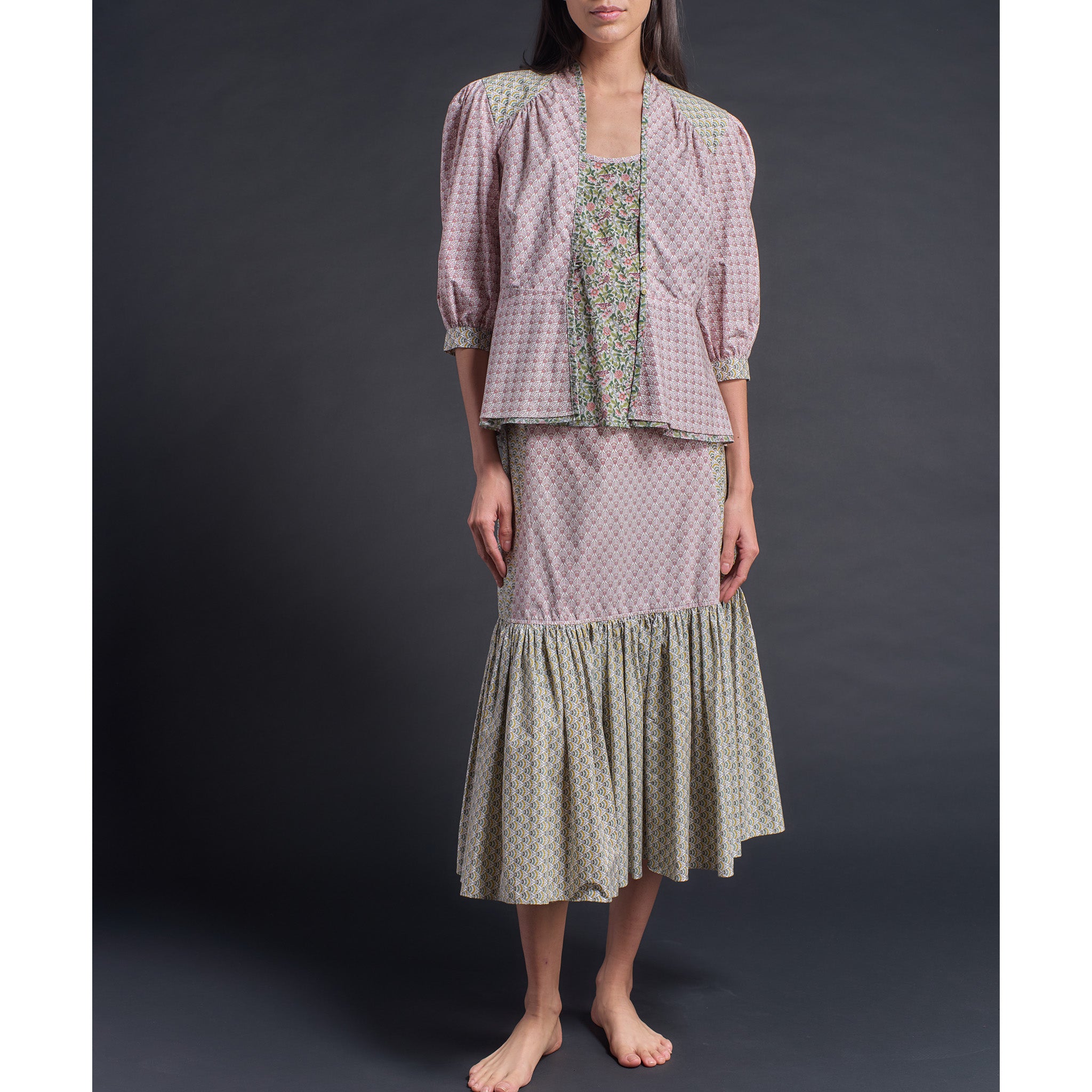 Elena Jacket in Mary Anning Liberty Print Cotton Tana Lawn