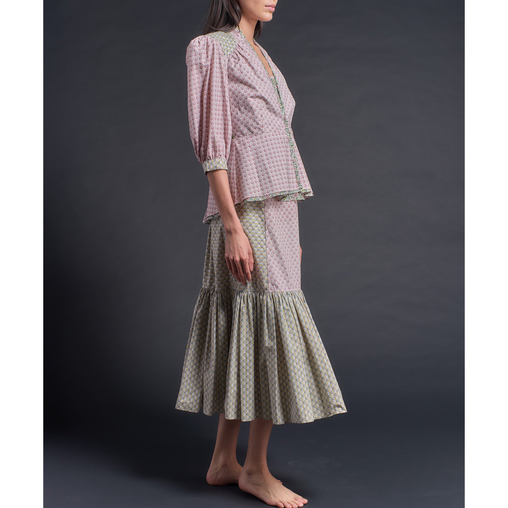 Elena Jacket in Mary Anning Liberty Print Cotton Tana Lawn