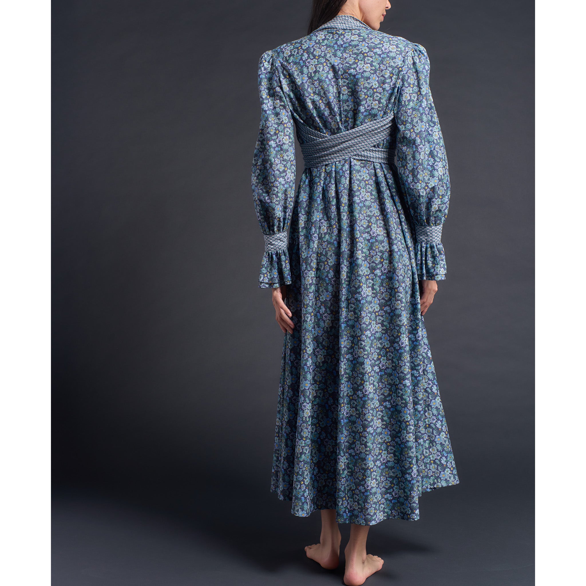 Faye Duster Dress in Liberty Print Cotton