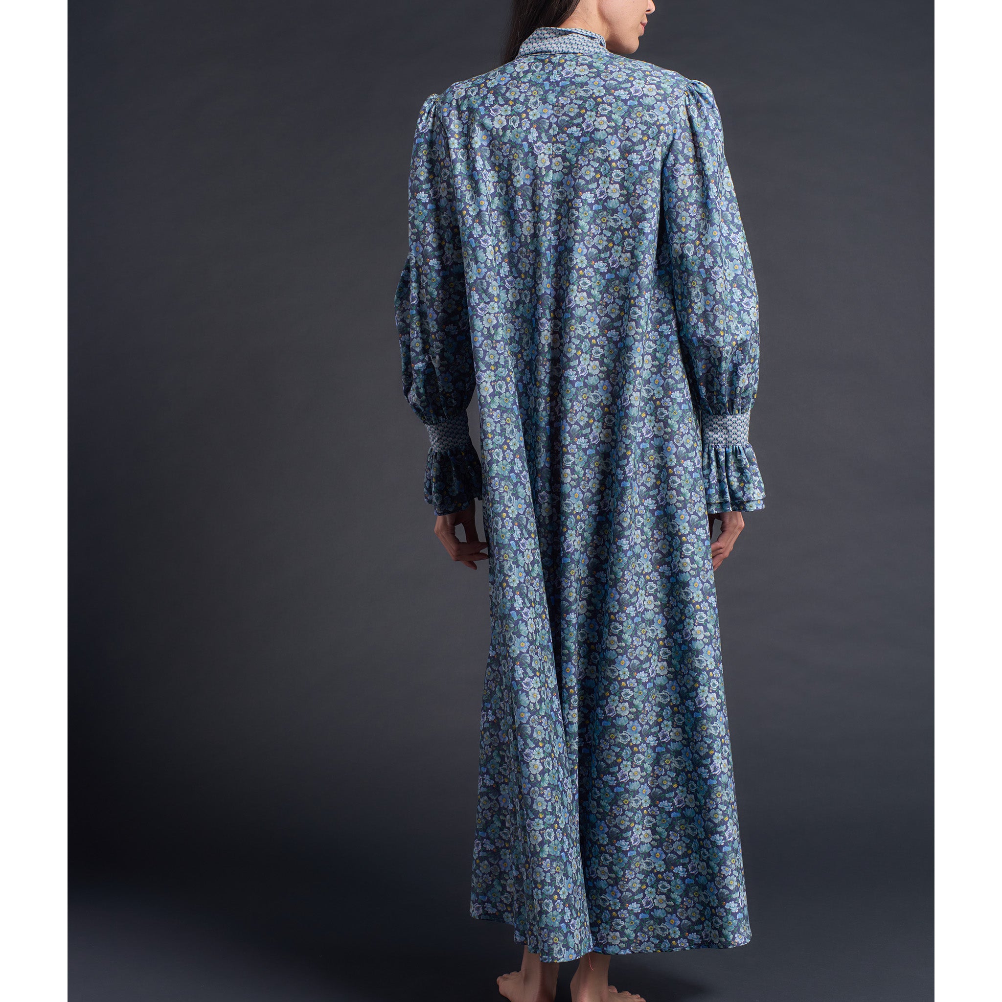 Faye Duster Dress in Liberty Print Cotton