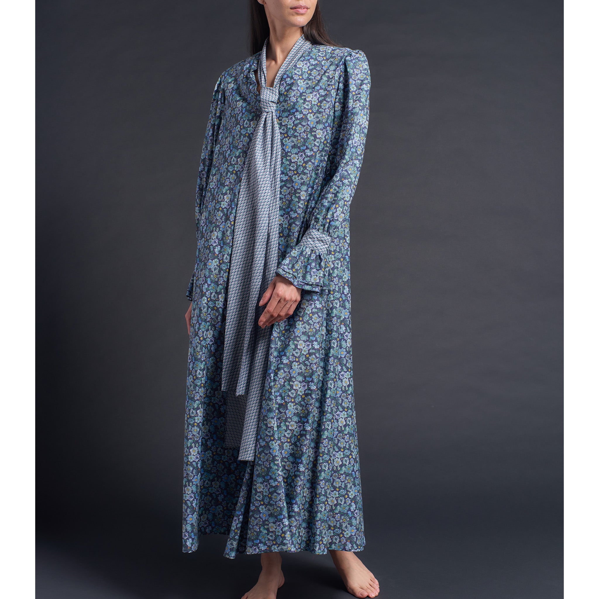Faye Duster Dress in Liberty Print Cotton