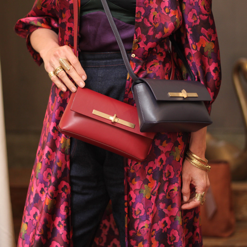 The LURA Mini Yve Bag in Ruby